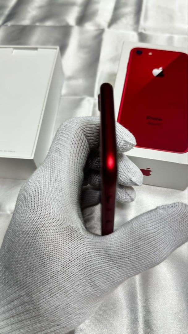 Apple iPhone 8 赤 充電器付き