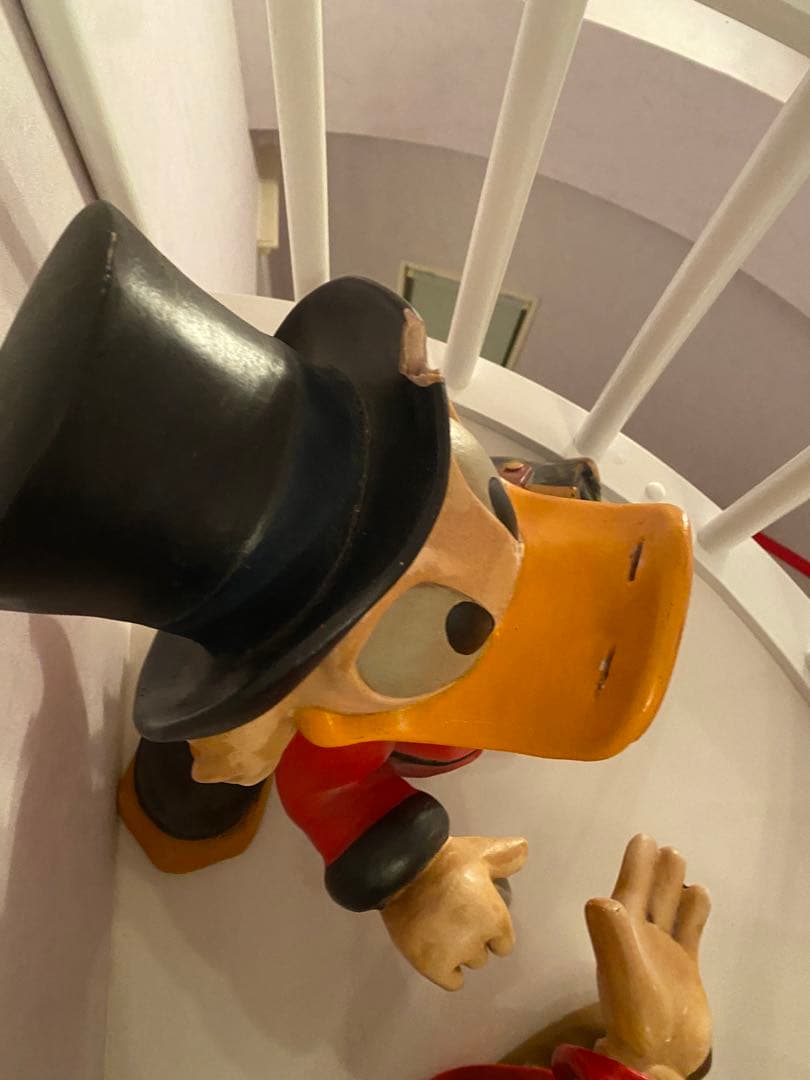 アンティーク　ミッキーマウス　ドナルド　スクルージおじさん　オブジェ