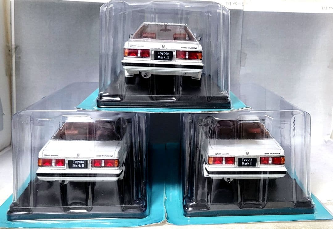 1/24　国産名車コレクション　GX71　マークⅡ　グランデ　3台セット