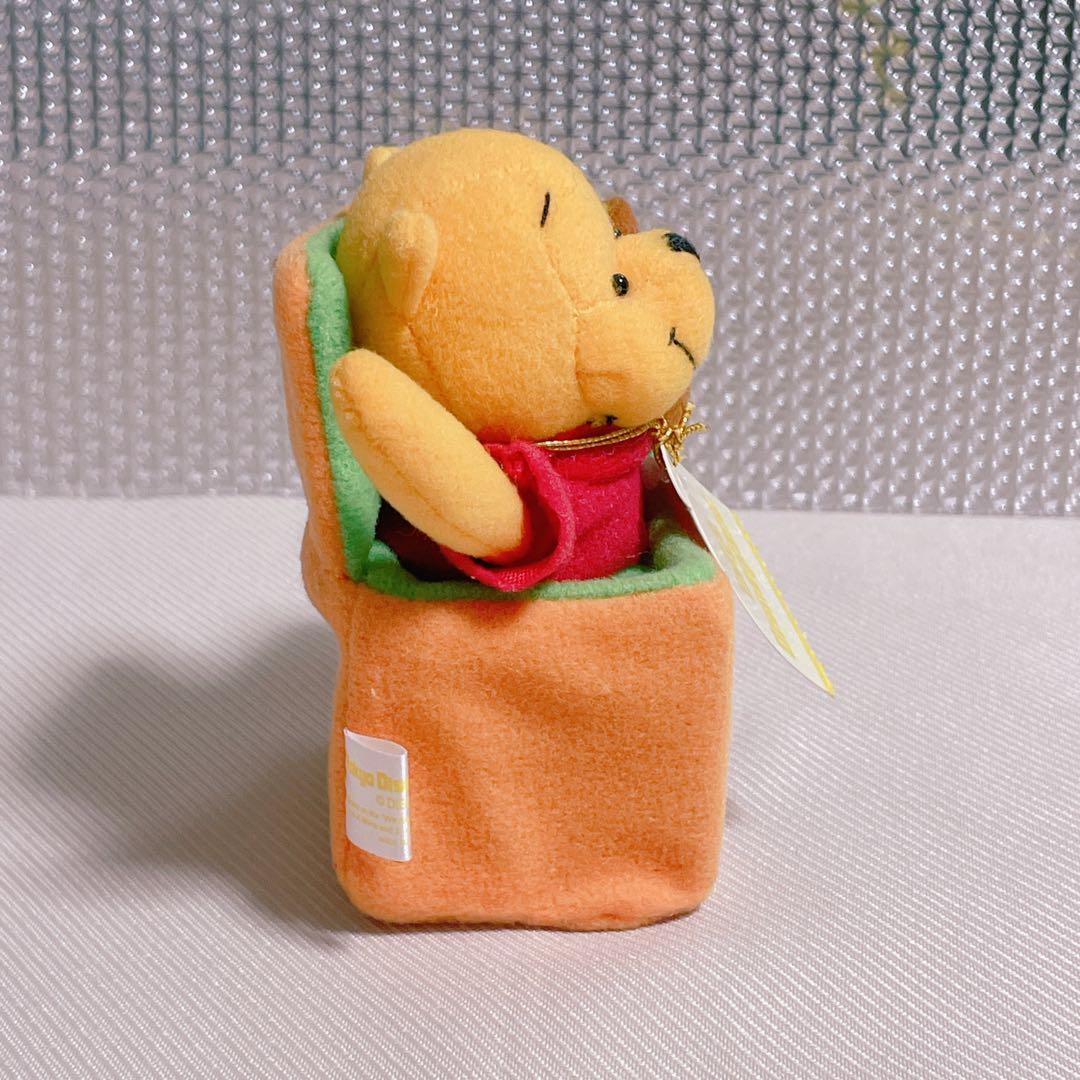 東京ディズニーランド　くまのプーさん　ぬいぐるみ　手回しオルゴール　インテリア