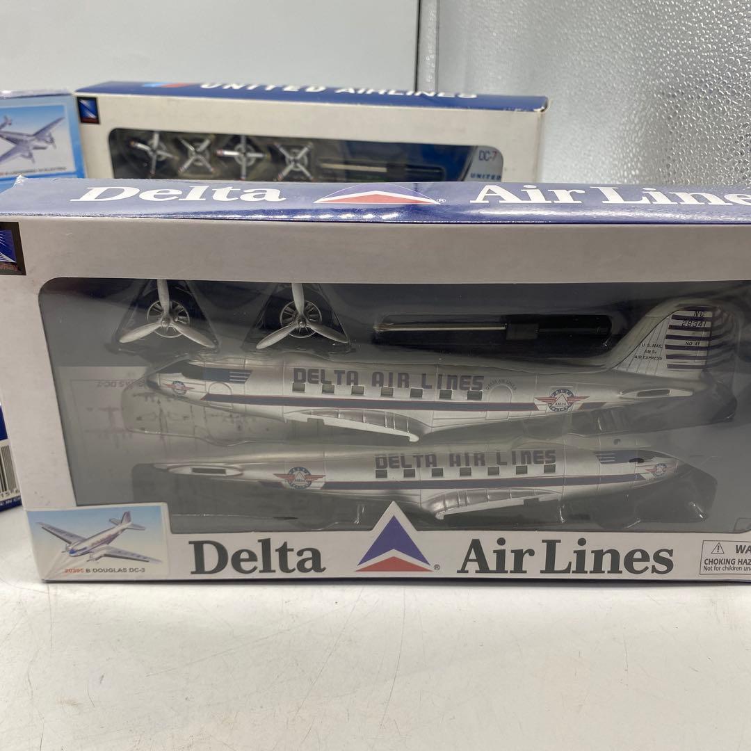 航空機モデルセット（デルタ・ユナイテッド・ノースウェスト）