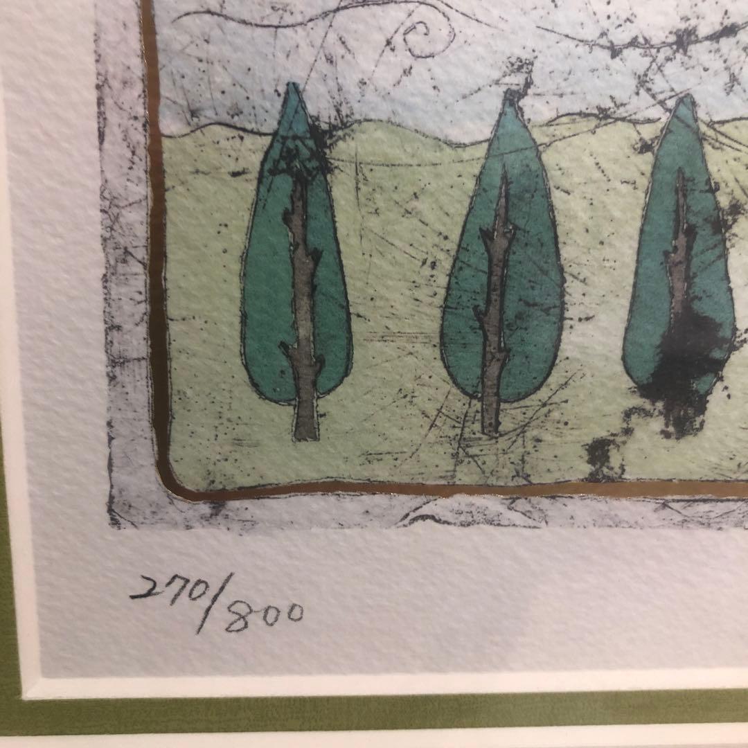 メラニーエップス　家路　版画 270/800