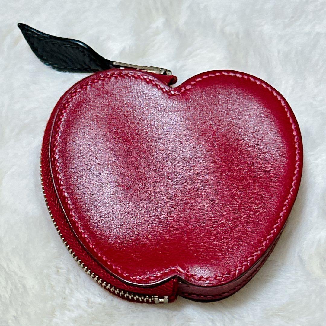 エルメスHERMÈS リンゴ型 ケース 赤