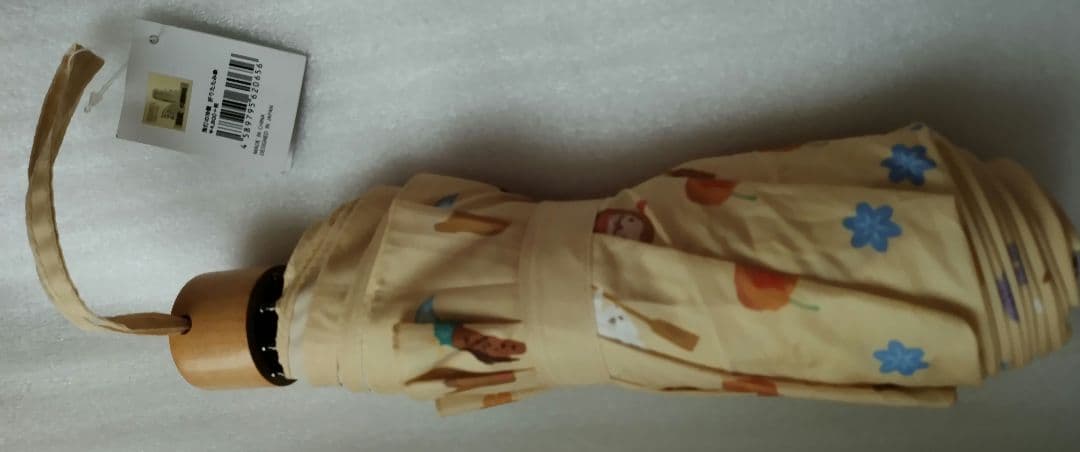 e＋＋鬼灯の冷徹＋＋　シロ　&　柿助　&　ルリオ　&　芥子　折りたたみ傘