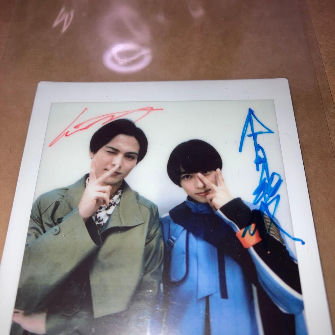 簡秀吉　ギーツ　本島純政　ガッチャード　直筆サイン入　2ショット　生写真　チェキ