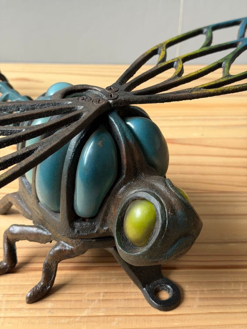 ドラゴンフライ　キャンドルホルダー　アイアン