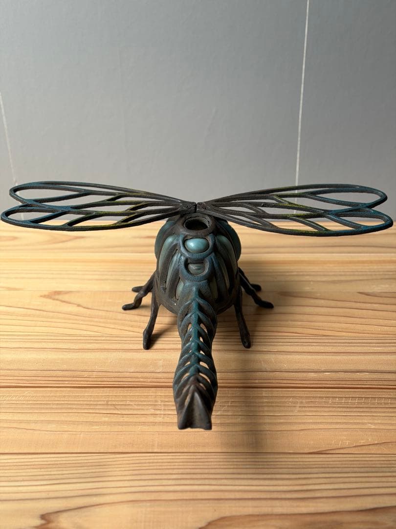 ドラゴンフライ　キャンドルホルダー　アイアン