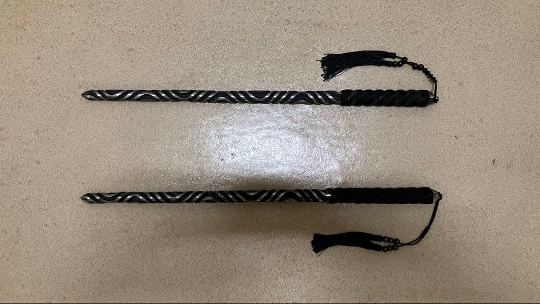 鉄鞭 双鞭 鋼鞭 鐧狼牙棒太極拳模擬刀模造刀 漢剣 漢刀 中国武術功夫カンフー