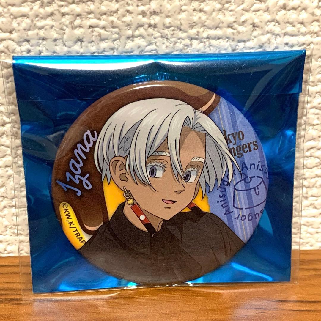 東京リベンジャーズ 黒川イザナ　缶バッジ Anisugarプリン