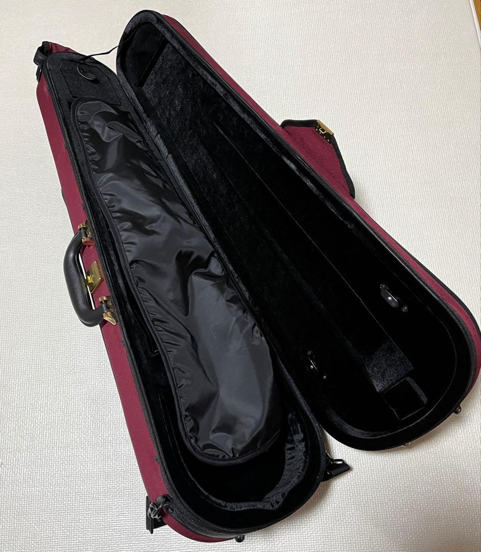 超美品　鈴木弦楽器スーパーライト バイオリン・ビオラケース メイゼル消音器ほか