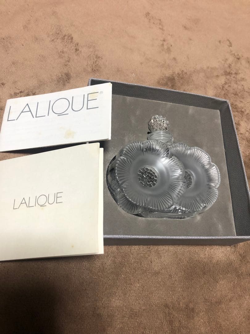 美品 Lalique★ラリック★ドゥ フルール　フレグランスボトル（箱汚損）
