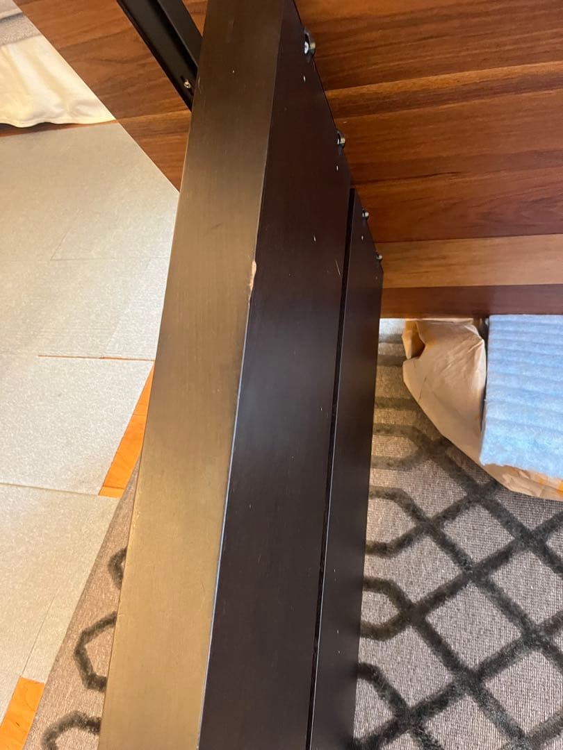 【トシ】QXテーブル　リッツウェル無垢