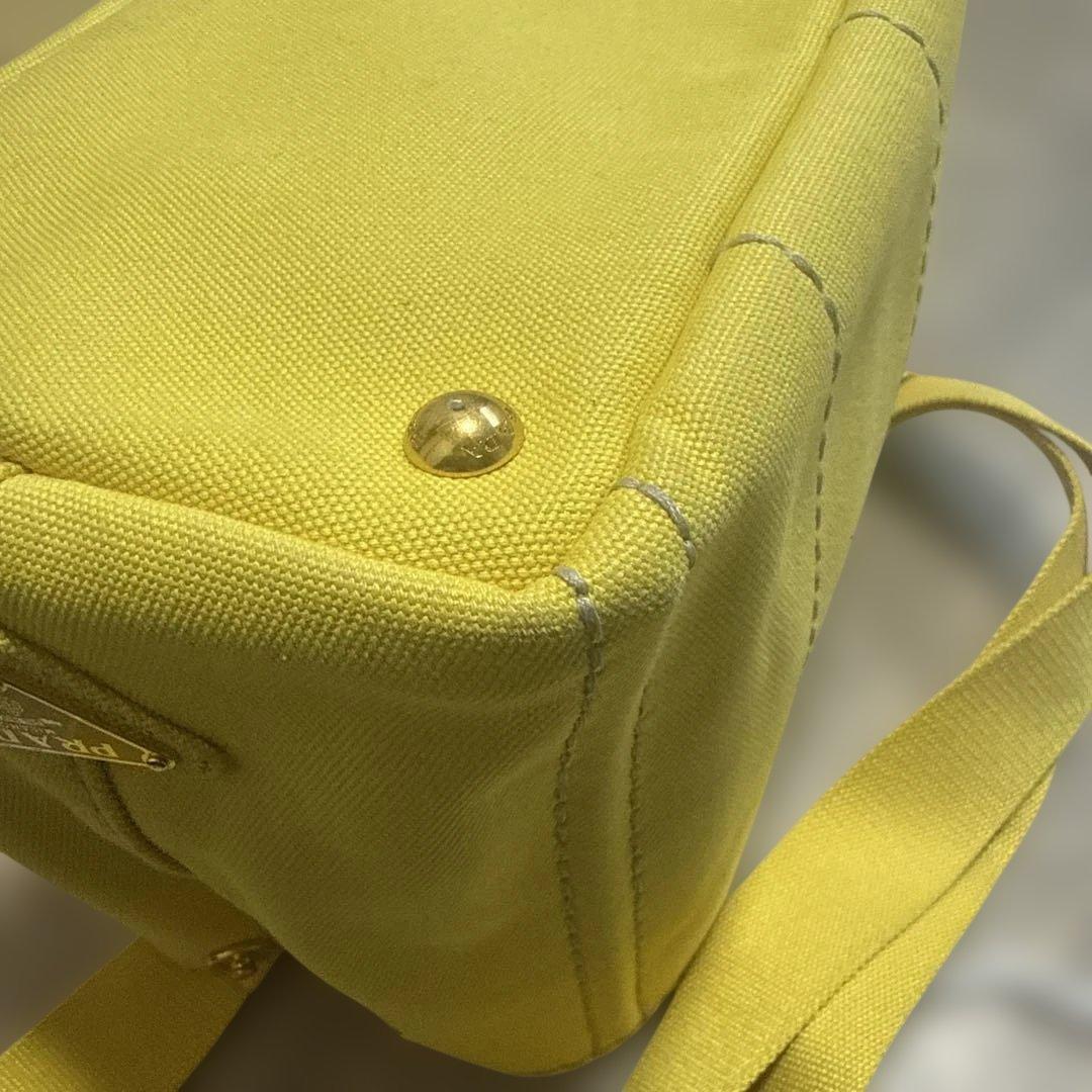 PRADA イエロー ショルダーバッグ　お値下げ