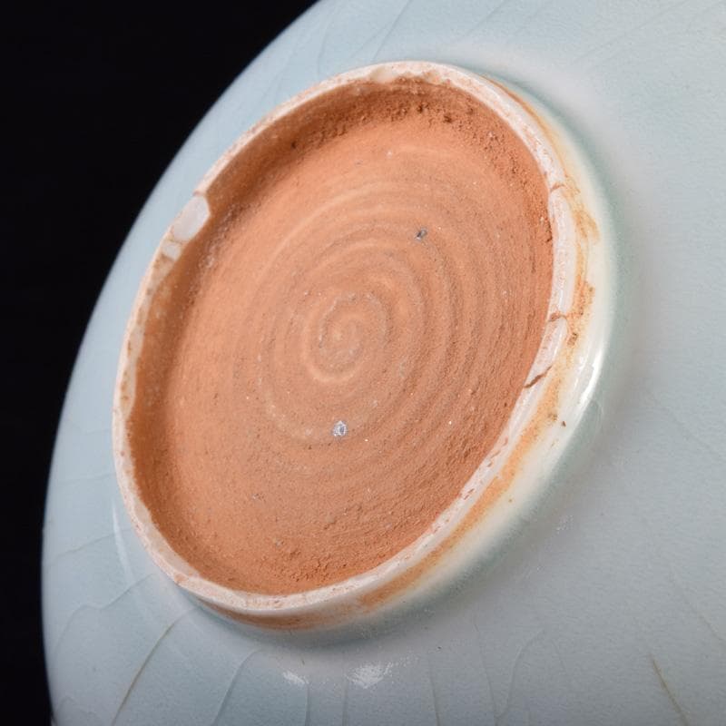 中国　影青　青白釉　陽刻　花文　輪花鉢　2点まとめて　M　R7770