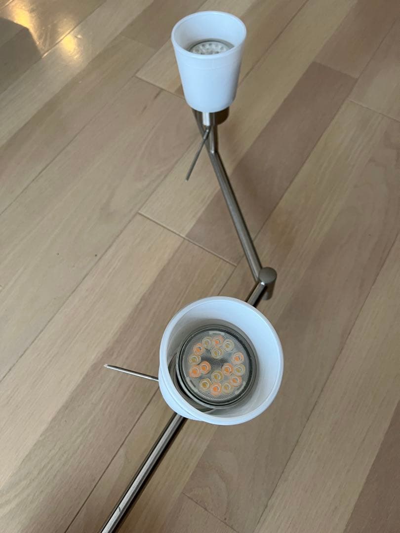 IKEAシーリングスポットライト+電球+リモコンセット