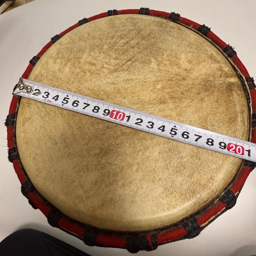 希少品✨ジャンベ ハンドメイド品 ロープタイプ アフリカン 民族 打楽器 手彫り
