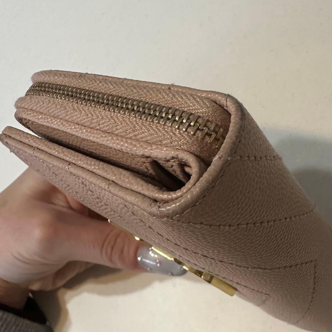 サンローラン　財布　ベビーピンク