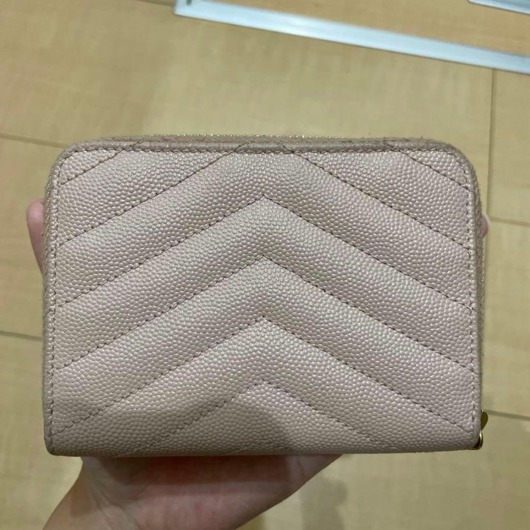 サンローラン　財布　ベビーピンク