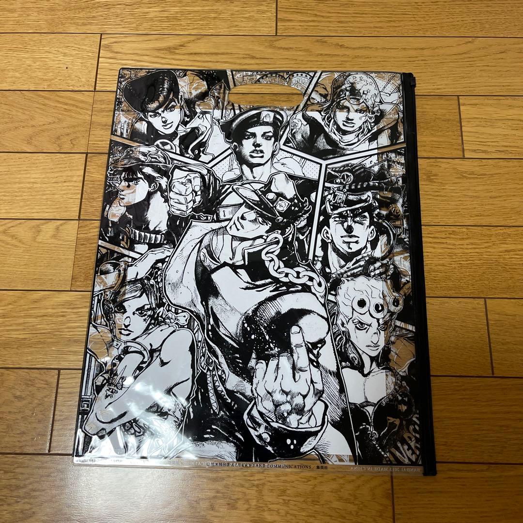ジョジョの奇妙な冒険　クリアファイル　ビニールバッグ