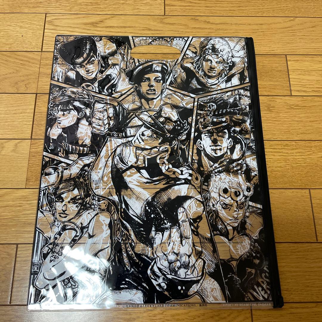 ジョジョの奇妙な冒険　クリアファイル　ビニールバッグ