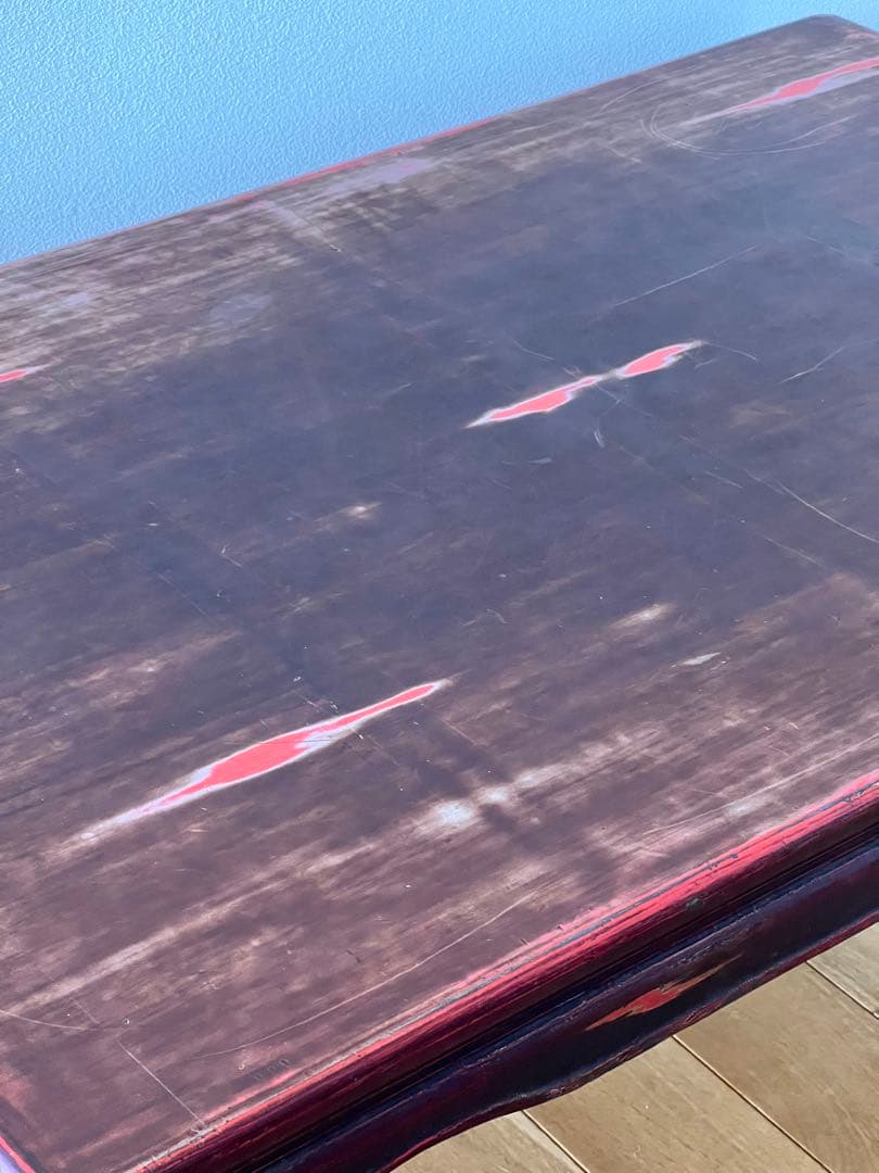 漆塗り 座卓 机 テーブル ちゃぶ台 古家具 昭和レトロ