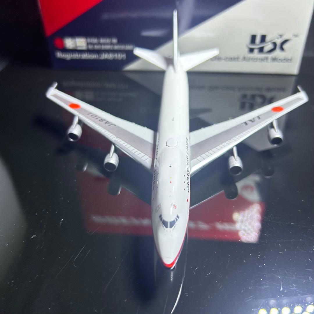 Hxmodel JAL B747-100 JA8101 1/400 スタンド付