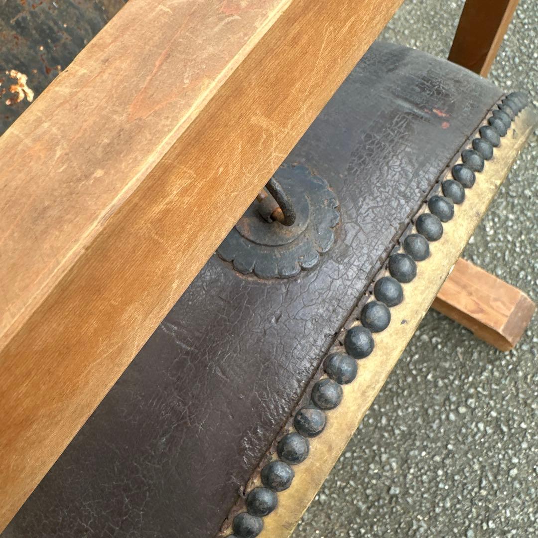 瞬間的お値下げ❣️ヴィンテージ　和太鼓 木製フレーム バチ付き