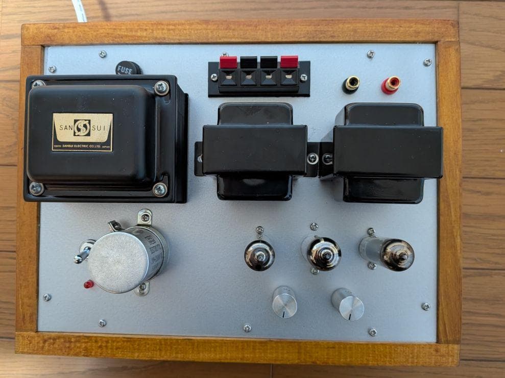 k*1様 真空管アンプ/6AQ5シングル・アンプ/6AR5兼用（自作品）/予備球