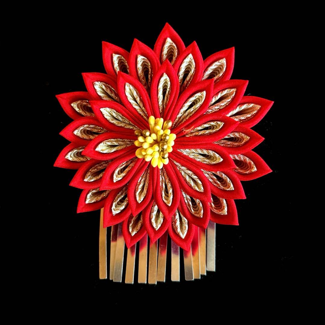 専用です。 日本髪 髪飾り 七五三(7歳)～成人式 (赤)