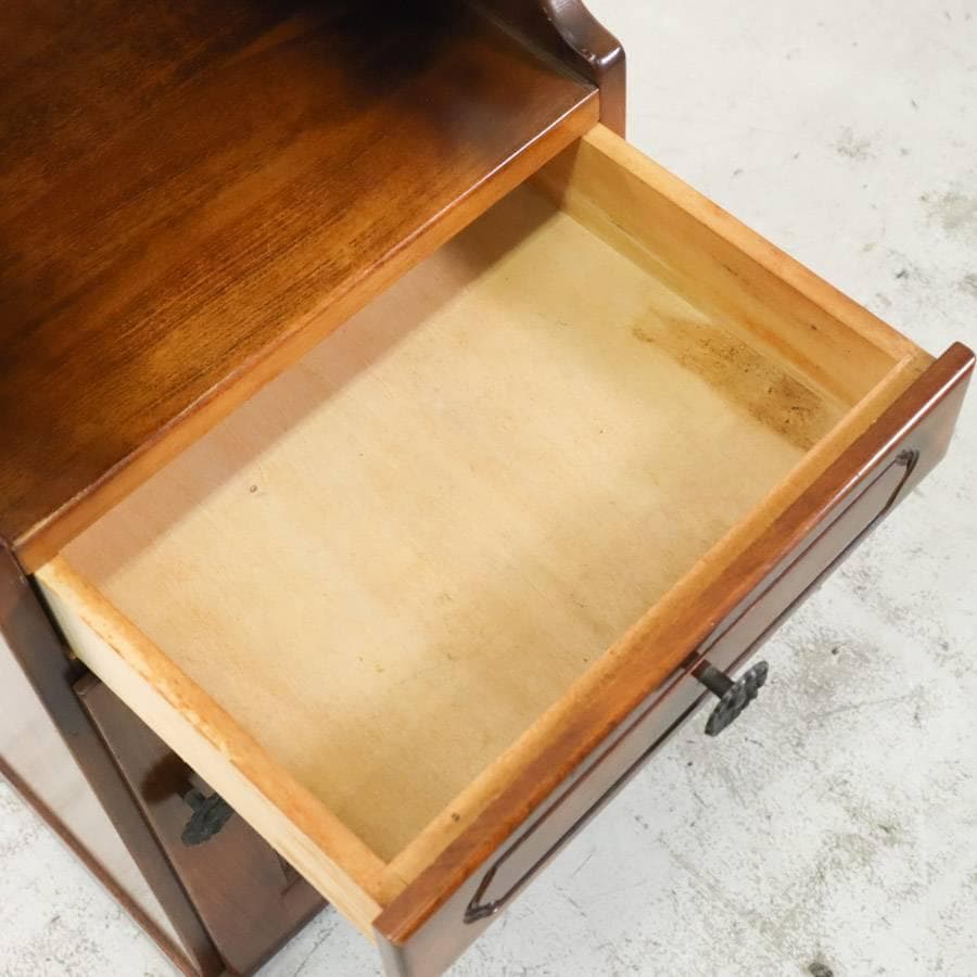 カリモク家具 コロニアル 電話台 FAX台 花台 引き出し付き クラシカル家具