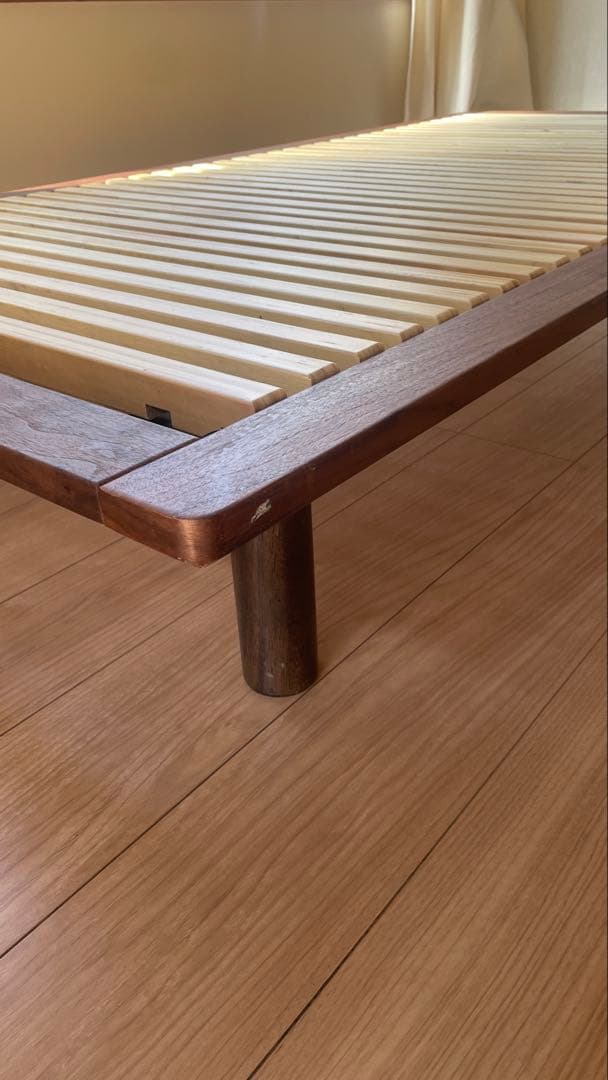 【引取限定】　無印良品 シングル ウォールナット