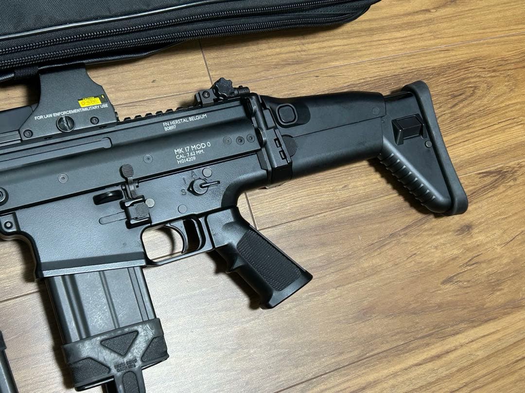 初速92 東京マルイ 次世代電動ガン SCAR-Hブラック ドットサイトなし