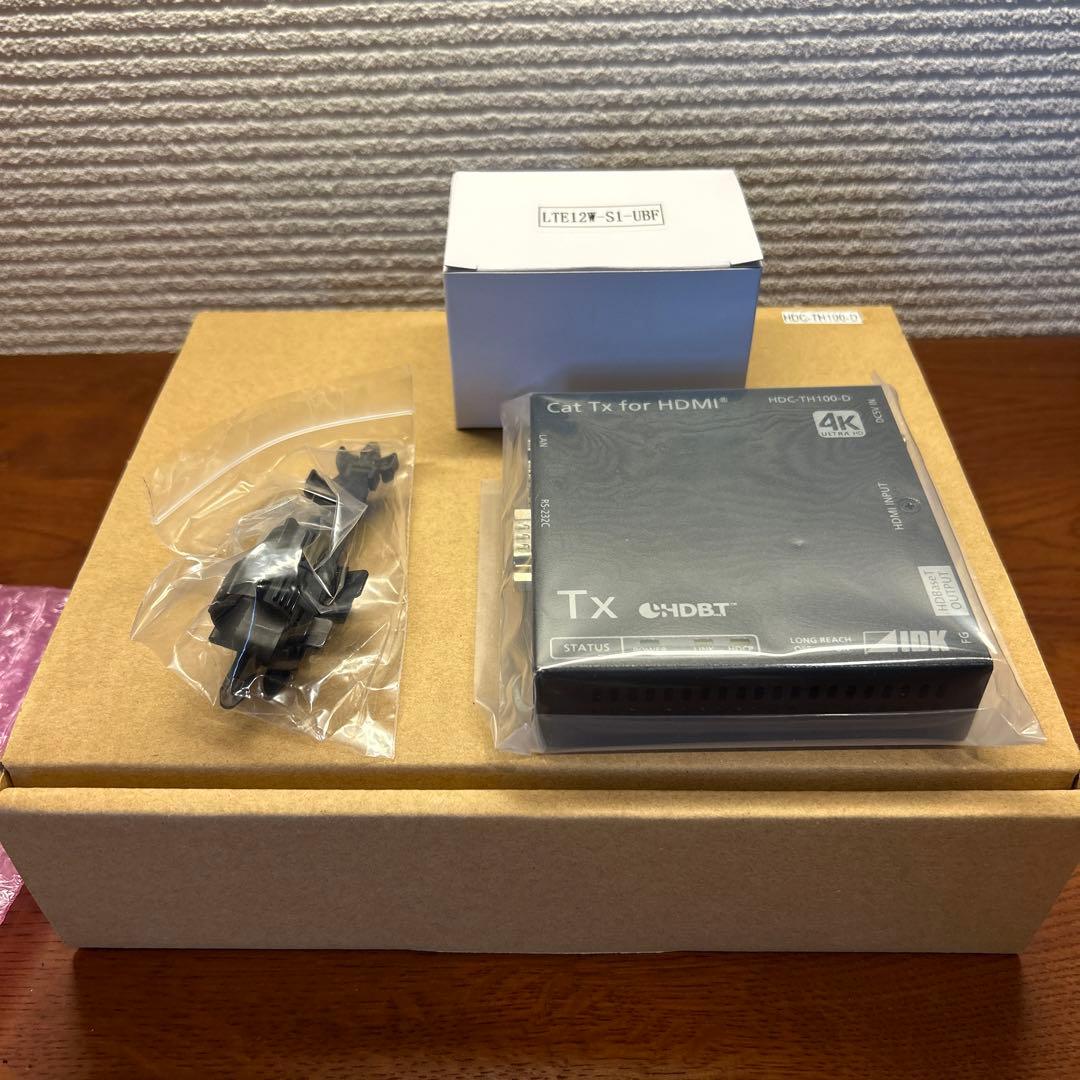 HDMIツイストペアエクステンダー　IDK HDC-TH100-D　未使用品