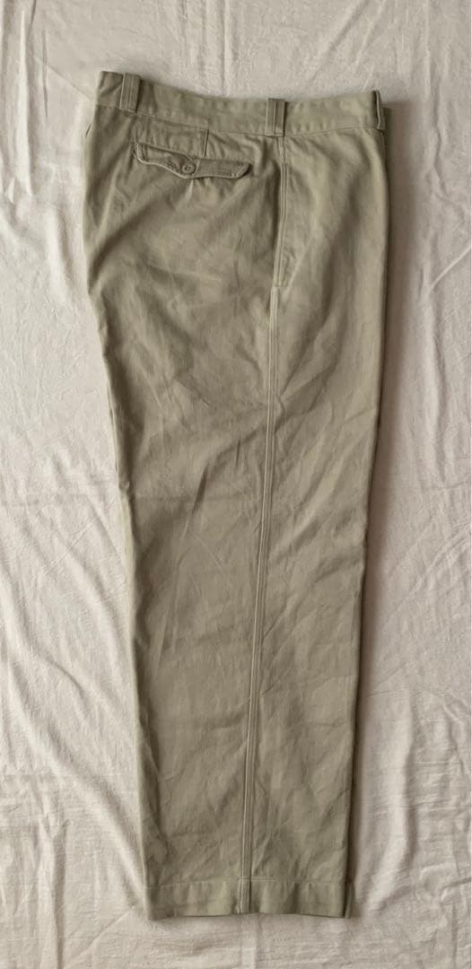 フランス軍m-52チノパンツ　ワンタック　軍パン　25サイズ