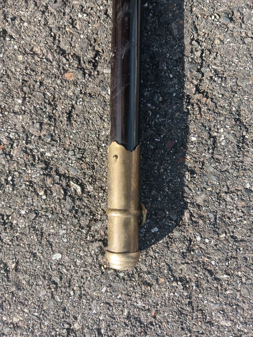 旗棒 旗竿　木製　金具　軍旗