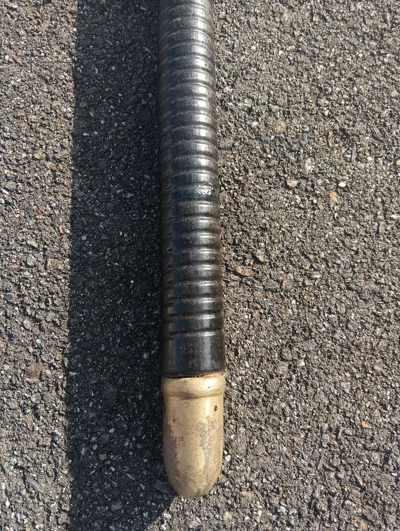 旗棒 旗竿　木製　金具　軍旗