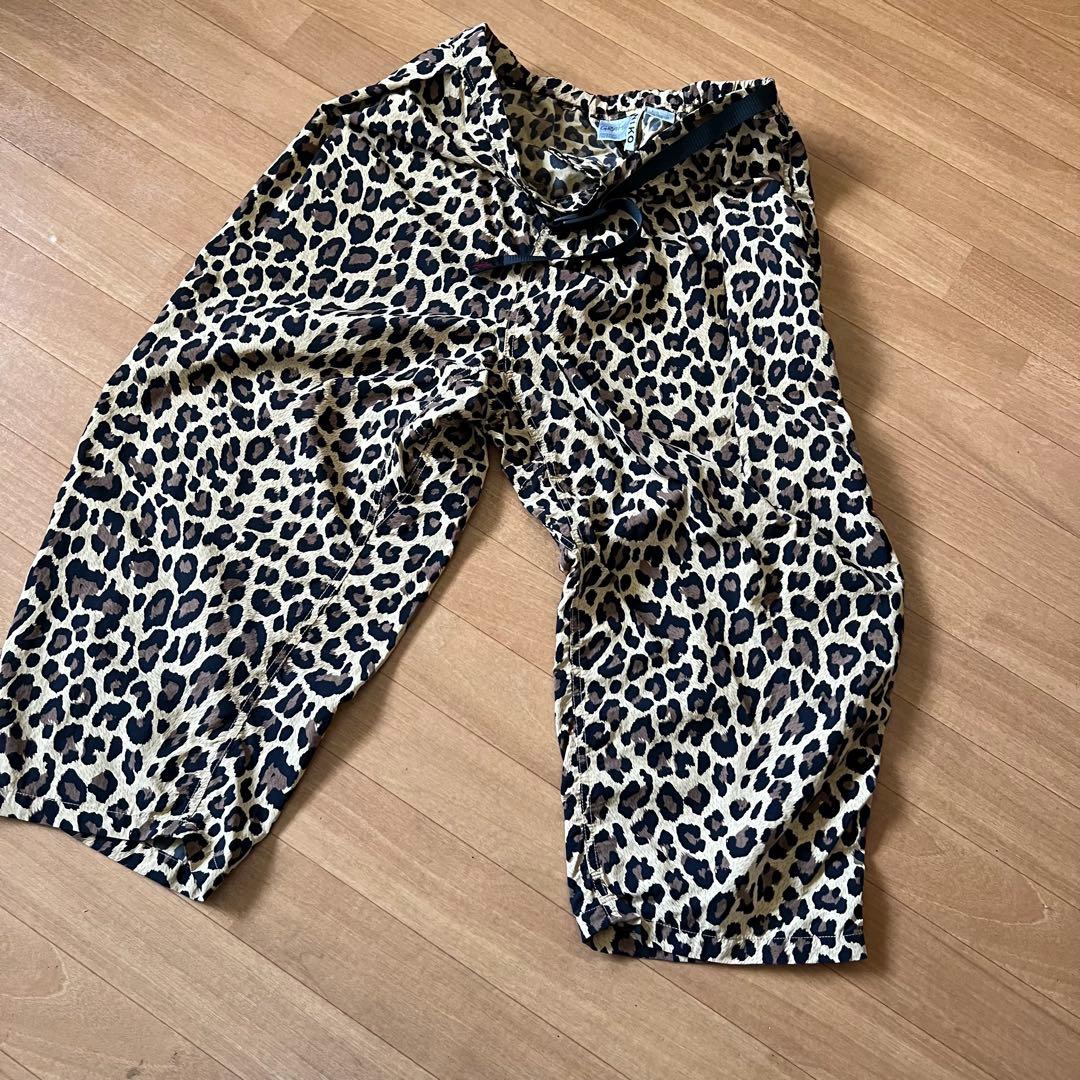 最終　グラミチ×ニコアンド　ヒョウ柄サルエルラップパンツ　限定　ユニセックス