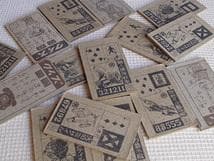 60'S 昭和レトロ めんこ 面子 メンコ スーパージェッター 宇宙エース