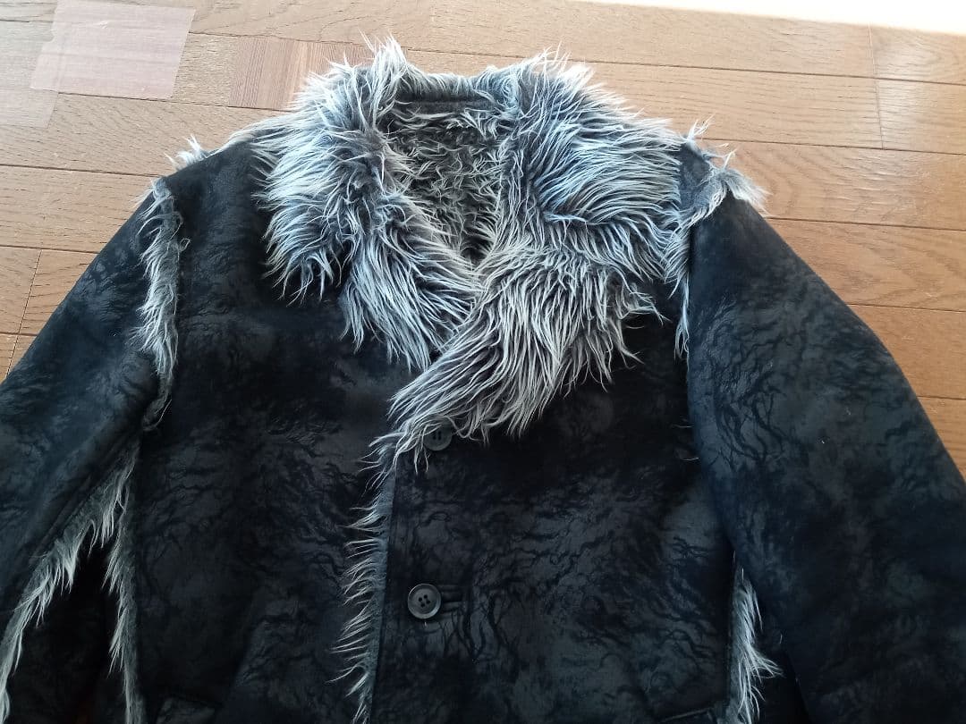 美品　TETE HOMME　ムートン　ファー　毛皮　アーカイブ　y2k