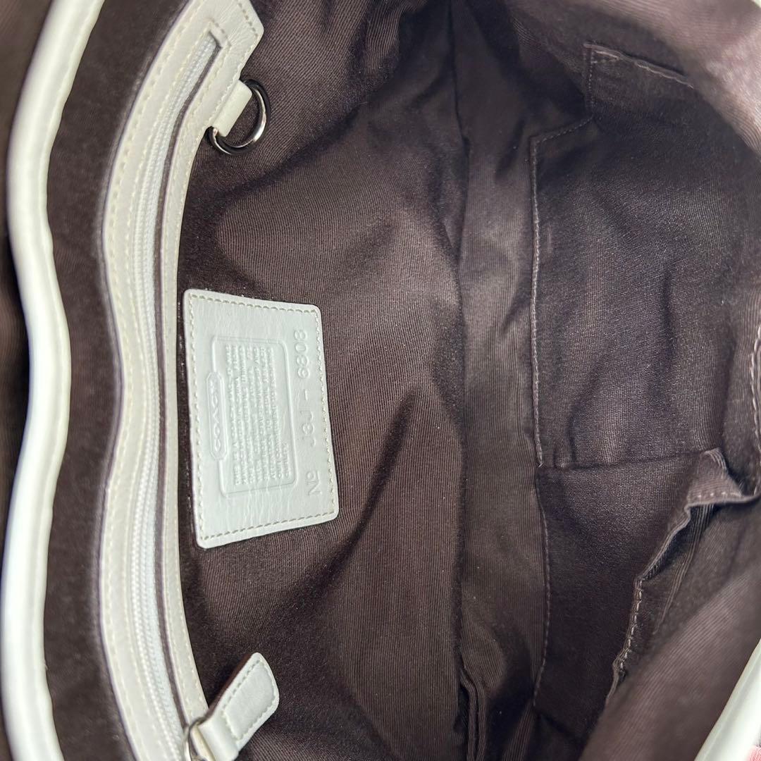 【極美品/付属品完備】コーチ 6808 ソーホー ワンハンドバッグ シグネチャー