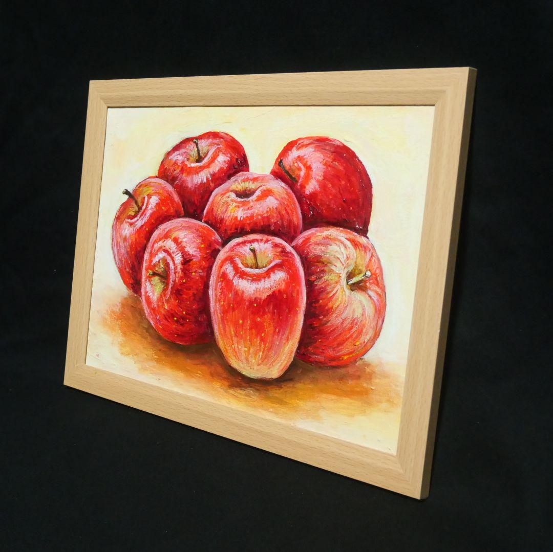 油絵 油彩 油彩画 絵画 絵【七つの林檎】