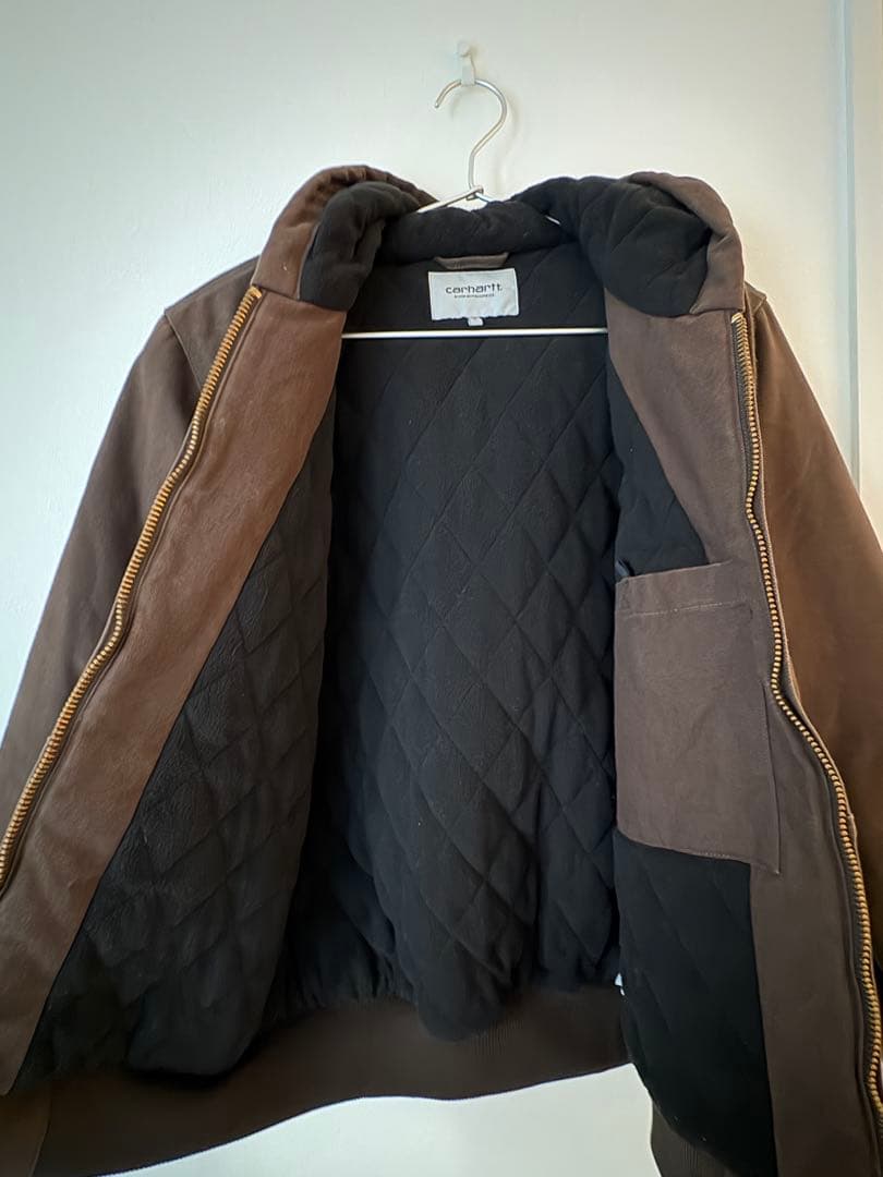 Carhartt アクティブジャケット S ダーク ブラウン ブルゾン パーカー