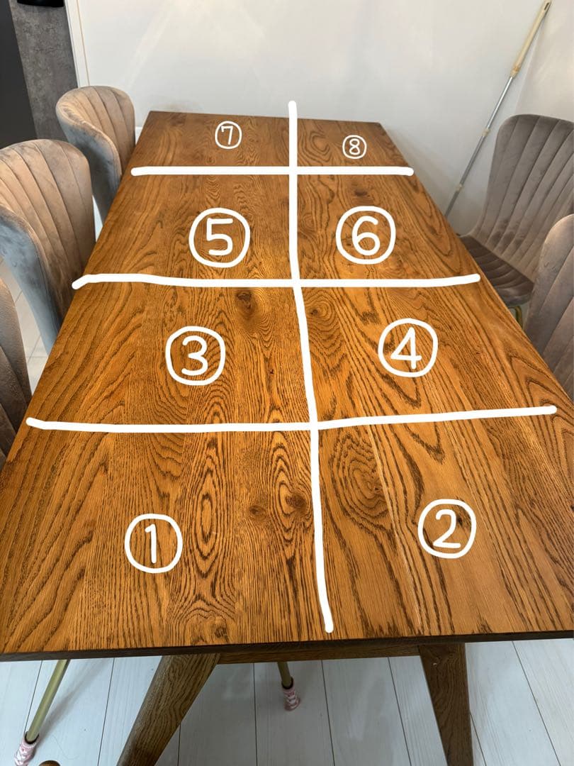 ウニコ　unico ダイニングテーブル180cm ブラウン　メンテナンスオイル付