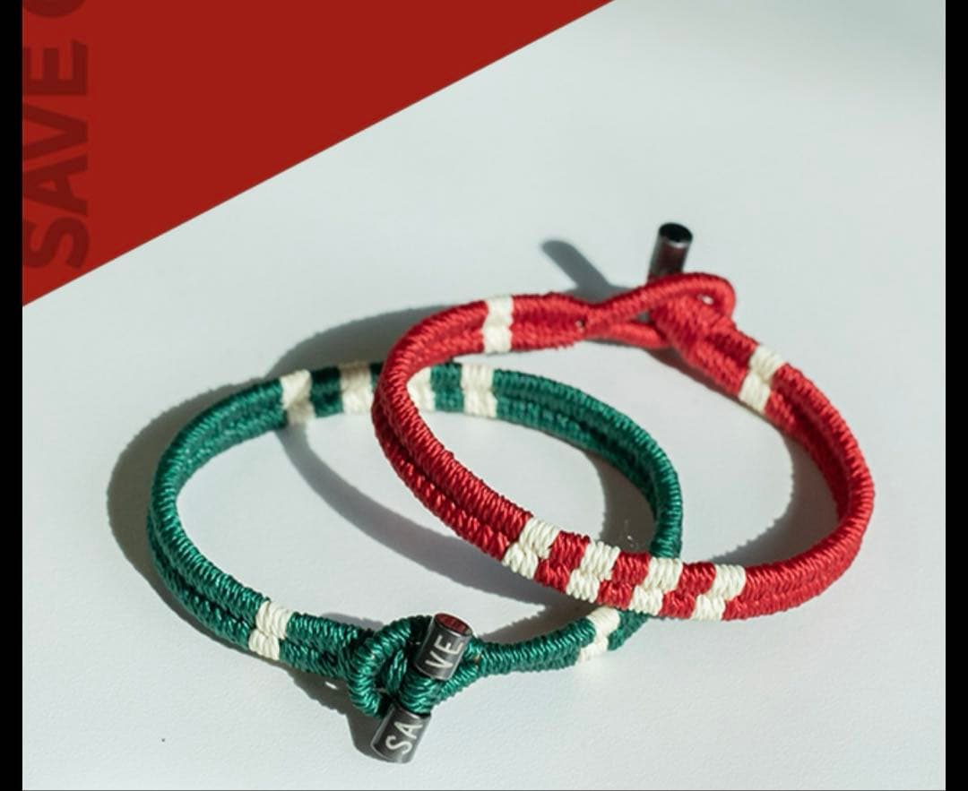 BTS テテ 韓国 SAVE ONE 緊急救護 ブレスレット V センイル