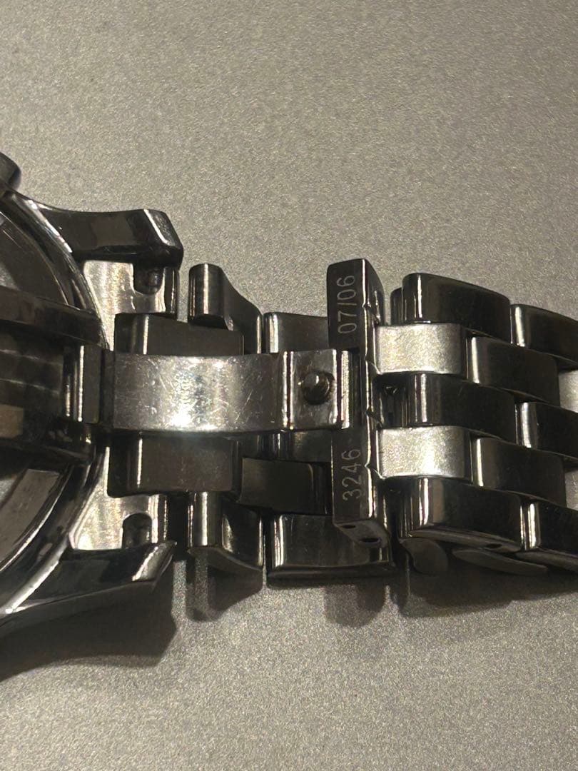 さ*)様 GUCCI 5500 CHRONO クロノグラフ 腕時計 グッチ シル