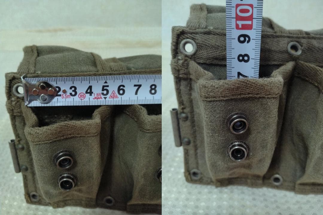 麦*様 自衛隊 M1小銃弾納マガジンポーチ官給品 昭和33年初期型M1ガーランド