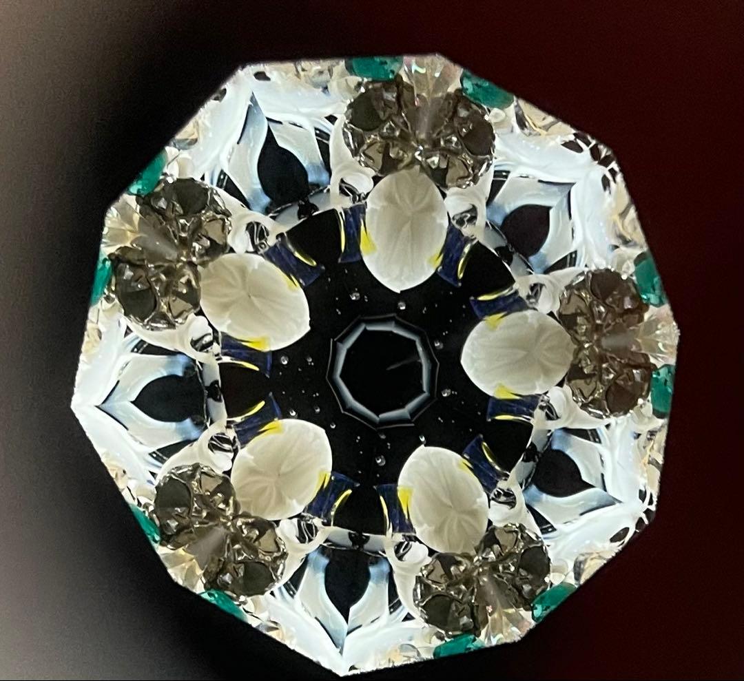 【万華鏡】ステンドグラス/オイル　池田憲昭作 希少品　袋付き