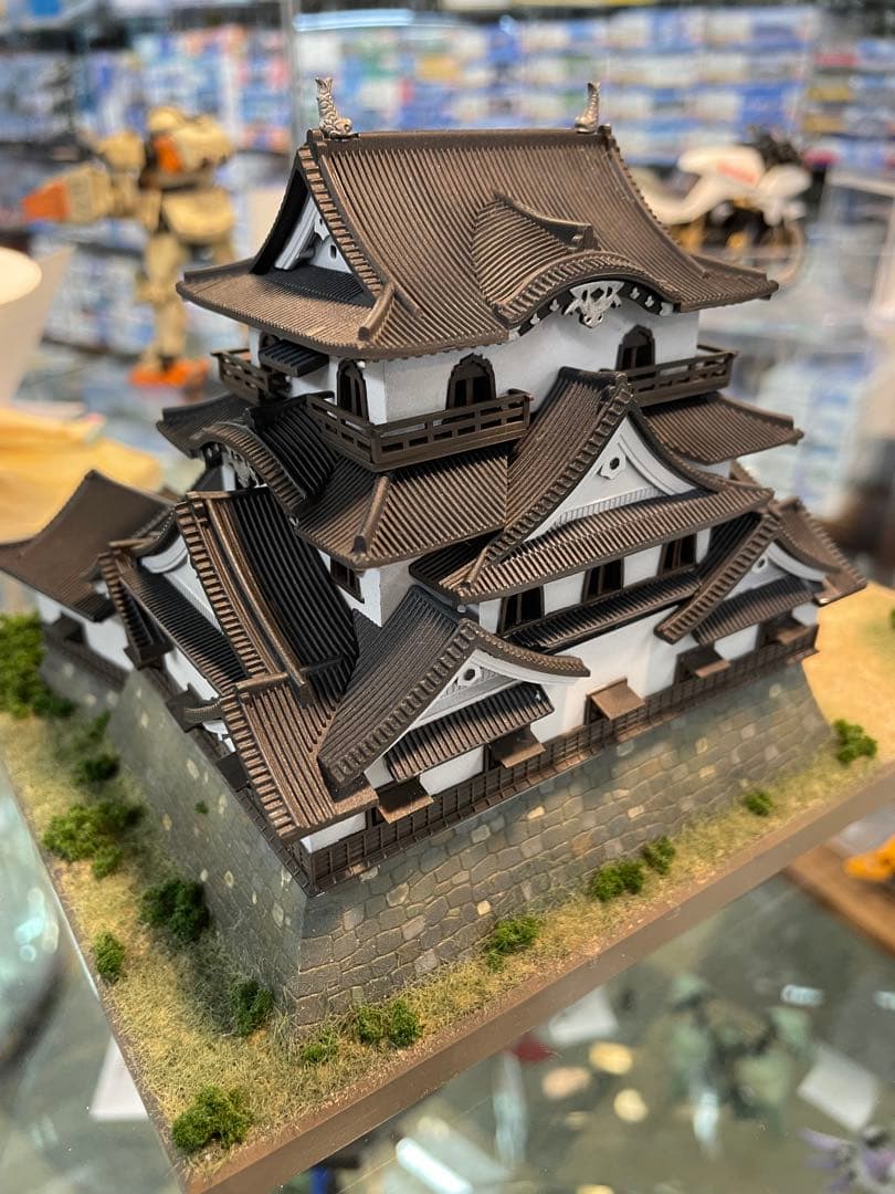1/350 童友社 彦根城【完成塗装品】