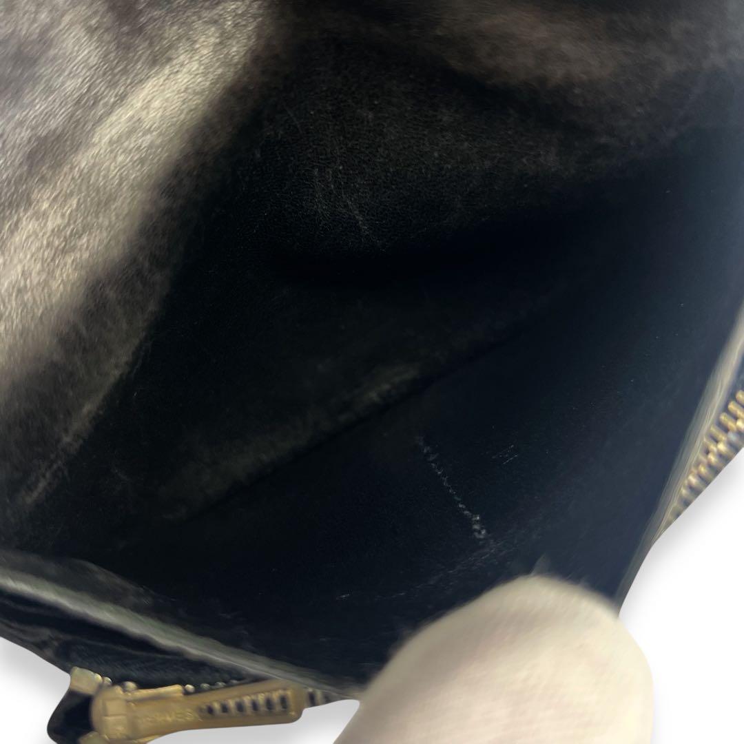 【美品】エルメス　トゴ　ドゴンコンパクト　折財布　ミニ財布　黒　ブラック　759