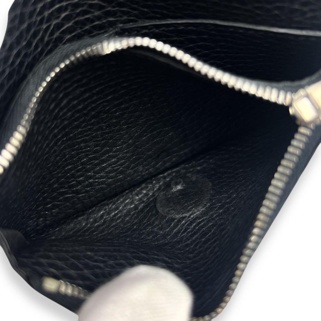 【美品】エルメス　トゴ　ドゴンコンパクト　折財布　ミニ財布　黒　ブラック　759